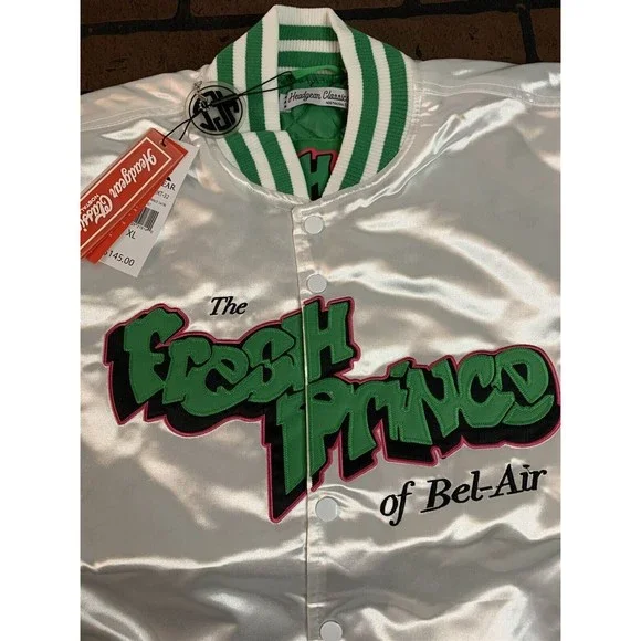 FRESH PRINCE OF BEL-AIR Headgear Classics White Streetwear Jacket~Never Worn~ XL